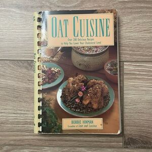 Vintage Oat Cuisine Cookbook Bobbie Hinman
